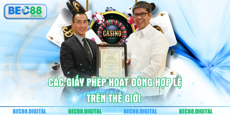 Các giấy phép hoạt động hợp lệ trên thế giới