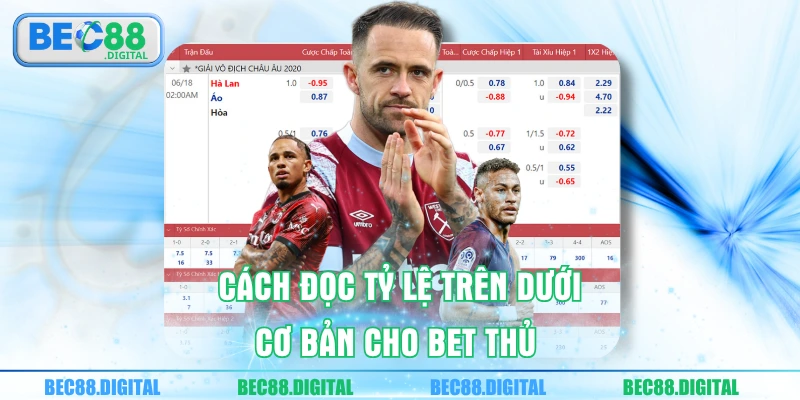 Cách đọc tỷ lệ trên dưới cơ bản cho bet thủ 