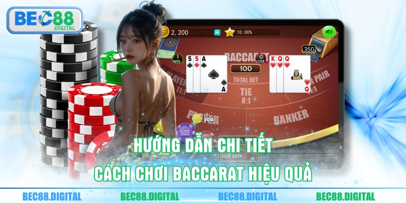 Hướng dẫn chi tiết cách chơi baccarat hiệu quả